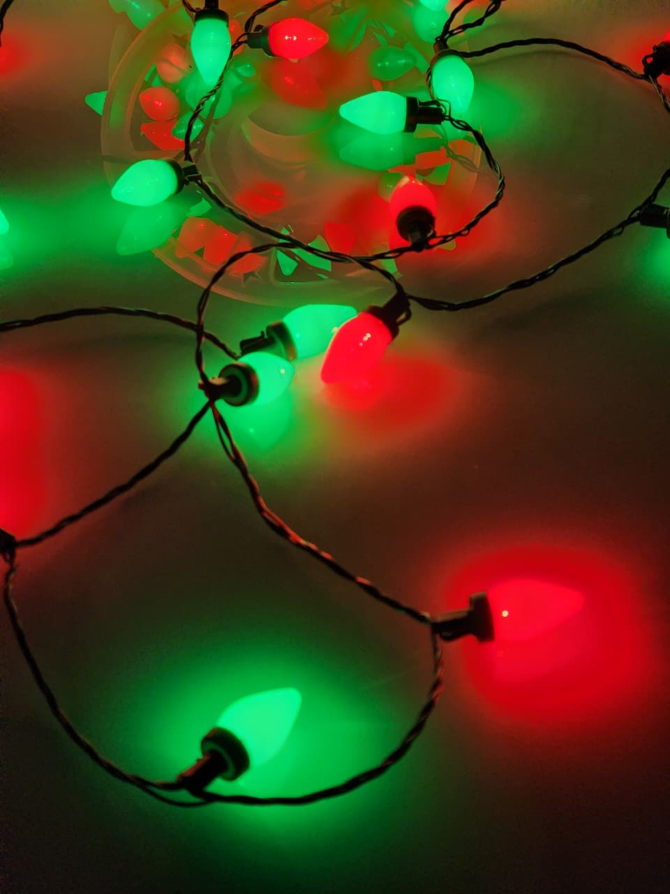 PISCA CORDÃO LUZ AMERICANA VERMELHO E VERDE 100 LÂMPADAS 15 METROS BIVOLT