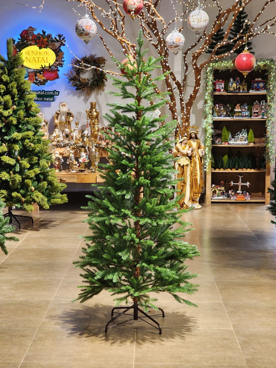 ÁRVORE SLIM REALISTA AUSTRAL 302 GALHOS 1,80CM