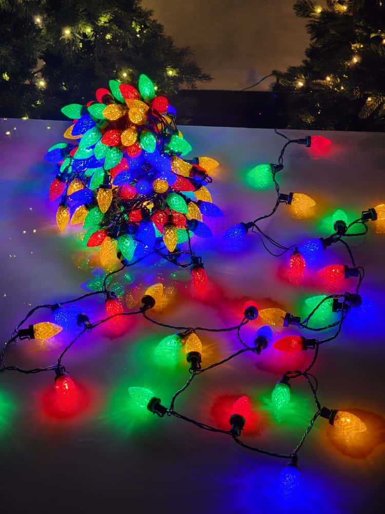 PISCA CORDÃO LUZ AMERICANA 200 LÂMPADAS 20 METROS COLORIDO 8 FUNÇÕES BIVOLT